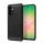 HUSĂ! - SPIGEN RUGGED ARMOR silicon telefon protector (rezistent la șocuri, bubble heel, model de carbon) Negru Samsung Galaxy A56 5G (SM-A566)