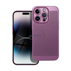   HUSĂ! - Protector de plastic pentru telefon (respirabil, cu găuri, protecție pentru cameră) Violet Xiaomi Redmi Note 14 4G