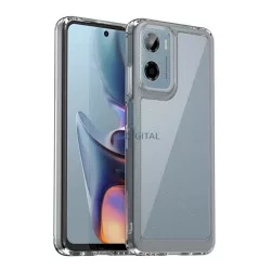  HUSĂ! - Silicon protector de telefon (rezistent la șocuri, spate transparent) pentru Motorola Moto G05 (XT2523)
