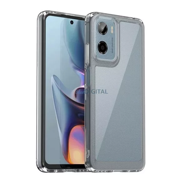 HUSĂ! - Silicon protector de telefon (rezistent la șocuri, spate transparent) pentru Motorola Moto G05 (XT2523)