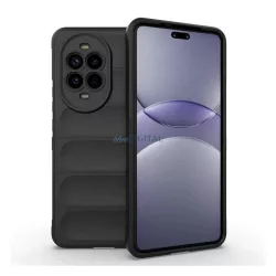   HUSĂ! - Silicon protector de telefon (rezistent la șocuri, protecție cameră, 3D) Negru Huawei Nova 13 Pro