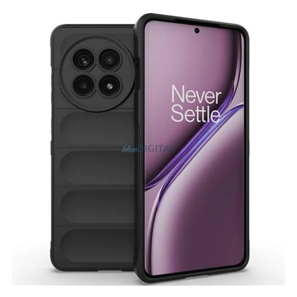 Silicon protector de telefon (rezistent la șocuri, protecția camerei, 3D) Negru OnePlus 13R 5G