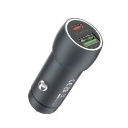   DEVIA EXTREME încărcător auto USB+Type-C (48W, încărcător rapid PD 3.0) VERDE