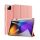 DUX DUCIS DOMO caz în picioare, efect de piele (activ FLIP, deschidere laterală, TRIFOLD, suport de birou, suport de creion) ROSE Xiaomi Pad 7 Pro, Pad 7