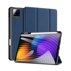 DUX DUCIS DOMO cutie în picioare, efect de piele (activ FLIP, deschidere laterală, TRIFOLD, suport de birou, suport creion)