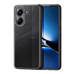  HUSĂ! - DUX DUCIS AIMO silicon protector de telefon (rezistent la șocuri, protector de cameră, mat, val) Negru Xiaomi Poco X7 Pro