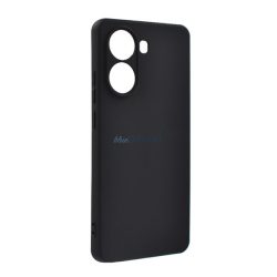   HUSĂ! - Capac de telefon din silicon (mat) Negru Xiaomi Poco X7 Pro
