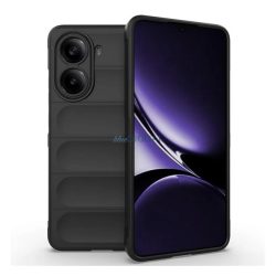   HUSĂ! - Silicon protector de telefon (rezistent la șocuri, protecție cameră, 3D) Negru Xiaomi Poco X7 Pro
