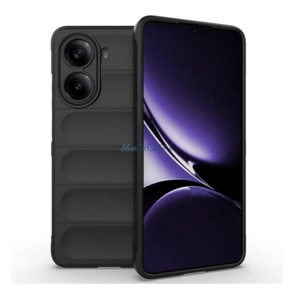 Silicon protector de telefon (rezistent la șocuri, protecție cameră, 3D) Negru Xiaomi Poco X7 Pro