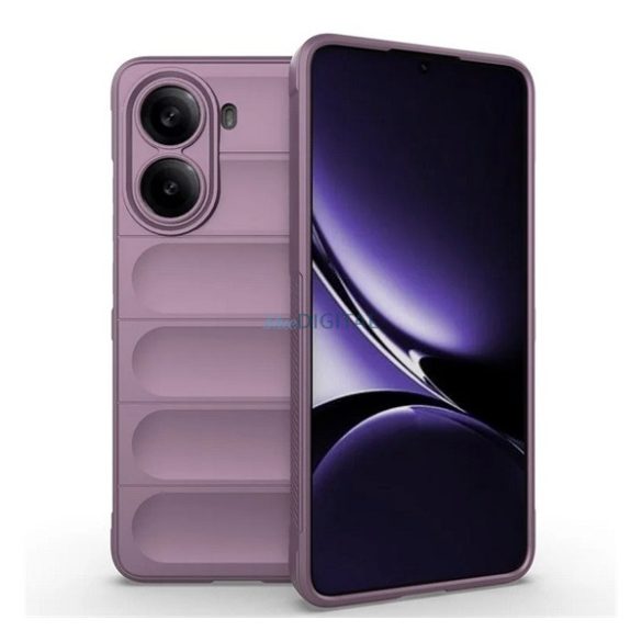 Silicon protector de telefon (rezistent la șocuri, protector de cameră, 3D) Violet Xiaomi Poco X7 Pro