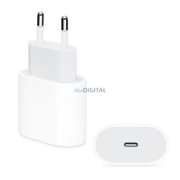 Încărcător APPLE AC Type-C (20W, încărcător rapid PD, succesor MUVV3ZM/A și MHJE3ZM/A) ALB