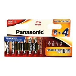   Baterie PANASONIC SMART cu durată de viață foarte lungă (AA, LR6EPS, 1.5V, alcalină) 12 buc/pachet