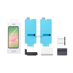 SAMSUNG ecran protector film 2pcs (șervețele + cadru) pentru Samsung Galaxy A56 5G (SM-A566)