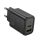 HOCO N61 încărcător de rețea USB+Type-C (20W, încărcător rapid PD 3.0) NEGRU