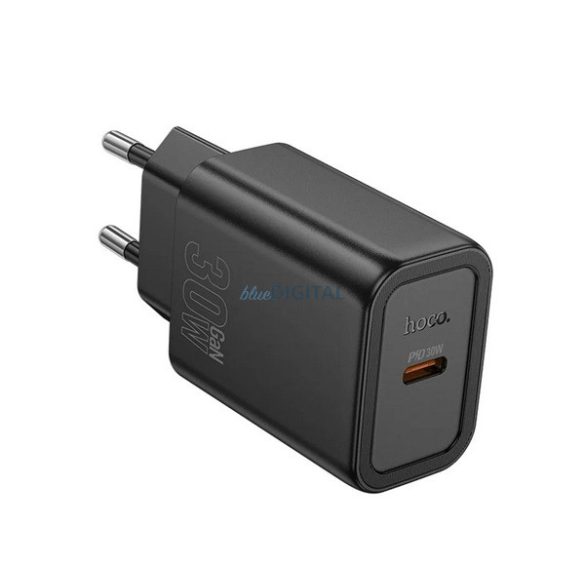 HOCO N62 încărcător de rețea cu priză Type-C (30W, încărcător rapid PD 3.0) NEGRU