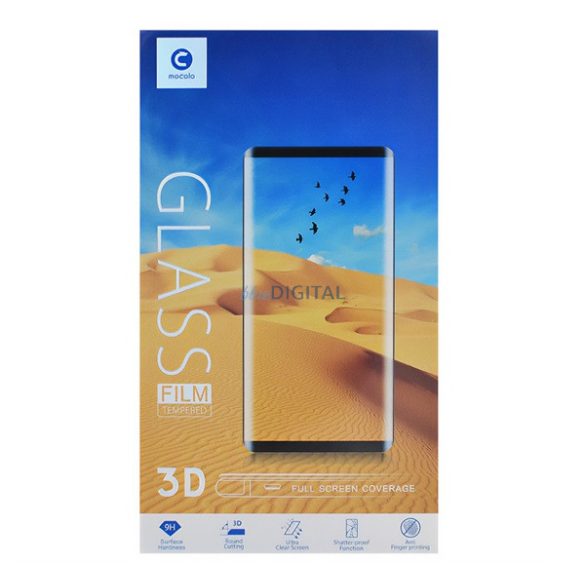 MOCOLO ecran protector de sticlă (3D, lipici complet, 0,3 mm, 9H) BLACK Xiaomi Redmi Notă 14 Pro 5G, Poco X7