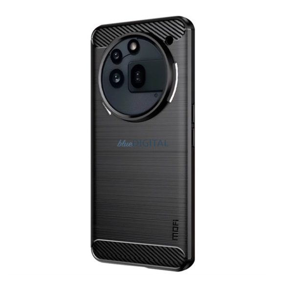 MOFI silicon protector de telefon (rezistent la impact, bubble heel, periat, model de carbon) Negru Nothing Phone (3a) Pro