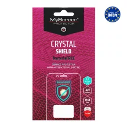   MYSCREEN CRYSTAL BacteriaFREE ecran protector film (antibacterian, 4H, nu curbat) pentru Samsung Galaxy A36 5G (SM-A366)