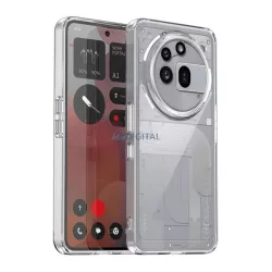   HUSĂ! - Silicon protector de telefon (rezistent la impact, spate transparent) pentru Nothing Phone (3a) Pro