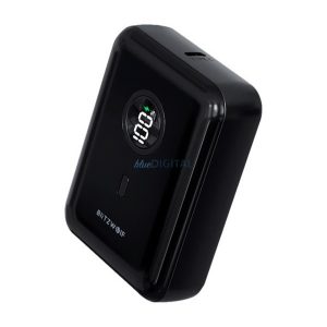 BLITZWOLF BW-P21 Încărcător de urgență tip C (10000mAh, 22.5W, 3A, încărcător rapid PD, indicator LED) NEGRU