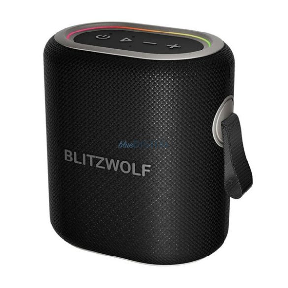 BLITZWOLF BW-WA8 difuzor portabil bluetooth (v5.3, 1800mAh, 10W, RGB) NEGRU