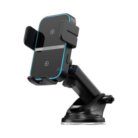 Suport auto JOYROOM (15W, ventuză, bord, automat, fără fir, dimensiune 4.7-6.8") NEGRU