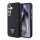 GUESS GRAINED TRIANGLE silicon telefon protector (rezistent la impact, spate din piele, MagSafe) Negru Samsung Galaxy S25 (SM-S931) GUESS GRAINED TRIANGLE silicon telefon protector (rezistent la impact, spate din piele, MagSafe) Negru Samsung Galaxy S25 (SM-S931)