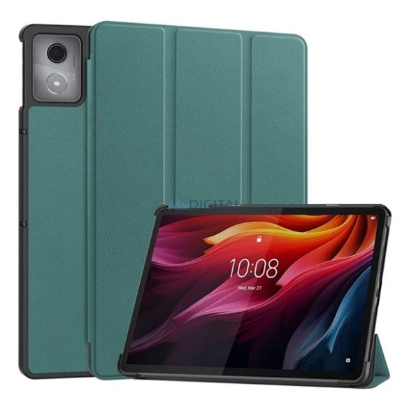 Carcasă Standing, efect piele (active FLIP, deschidere laterală, TRIFOLD, suport desktop) FOLDING Lenovo Tab K11 Plus (TB352)