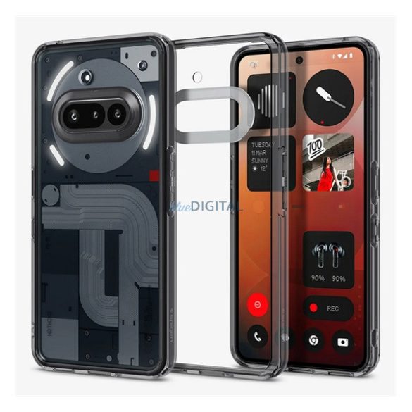SPIGEN ULTRA HYBRID plastic protector de telefon (rezistență la impact, cadru pernă de aer) TRANSMISOR Telefon nimic (3a)