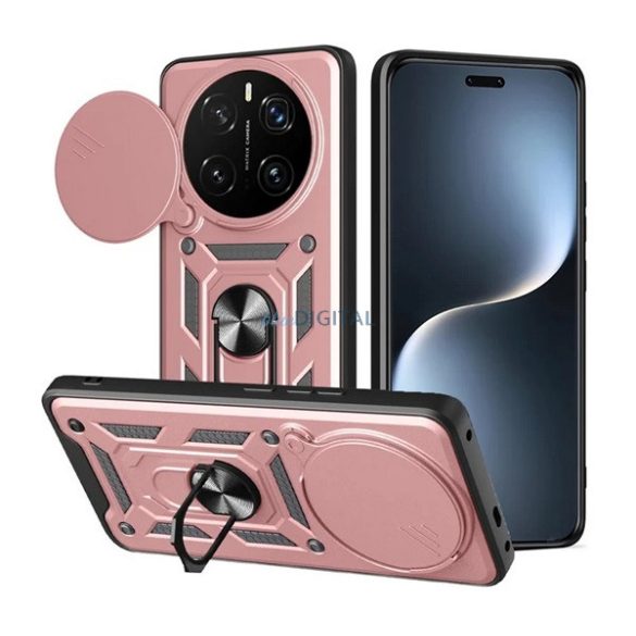 Protector de telefon din silicon Defender (rezistent la șocuri, inel de reținere, protector de cameră) GOLDEN Honor Magic7 Pro