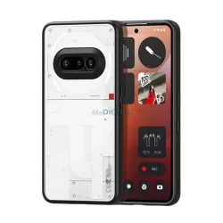   HUSĂ! - DUX DUCIS AIMO silicon telefon protector (rezistent la șocuri, protecția camerei, mat) Negru Nothing Phone (3a)