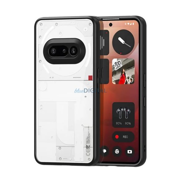 DUX DUCIS AIMO silicon telefon protector (rezistent la șocuri, protecția camerei, mat) Negru Nothing Phone (3a)