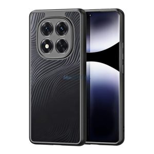 DUX DUCIS AIMO silicon telefon protector (rezistent la șocuri, protector de cameră, mat, val) Negru Xiaomi Redmi Notă 14 Pro 4G