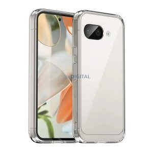 Silicon protector de telefon (rezistent la șocuri, spate transparent) pentru Google Pixel 9a