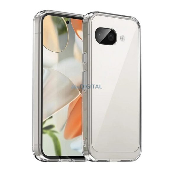 Silicon protector de telefon (rezistent la șocuri, spate transparent) pentru Google Pixel 9a