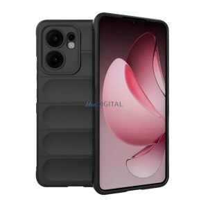 Silicon protector de telefon (rezistent la șocuri, protector de cameră, 3D) Negru Oppo Reno 13 F 5G