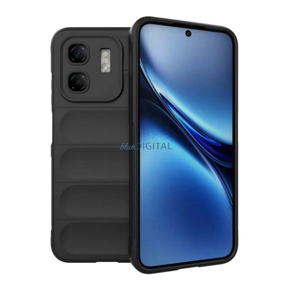 Silicon protector de telefon (rezistent la șocuri, protecție cameră, 3D) Negru Infinix Hot 50i 4G (X6531)