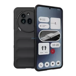   HUSĂ! - Silicon protector de telefon (rezistență la șocuri, protecția camerei, 3D) Negru Nothing Phone (3a) Pro