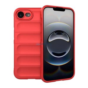 Silicon protector de telefon (rezistență la șocuri, protecție cameră, 3D) Roșu Apple iPhone 16e