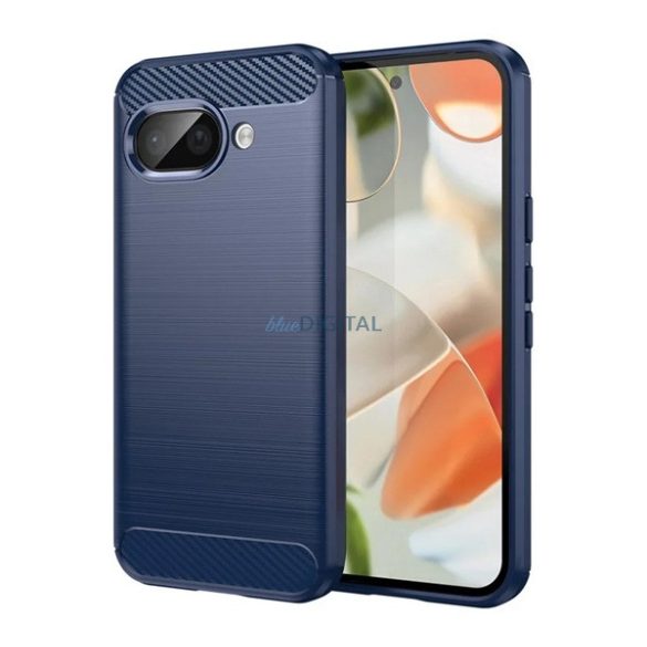 Silicon protector de telefon (rezistent la impact, bubble heel, periat, model de carbon) CUTTING BLANKET Google Pixel 9a