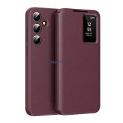   Carcasă Standing (active FLIP, deschidere laterală, Smart View Cover) BORDO Samsung Galaxy A55 5G (SM-A556)