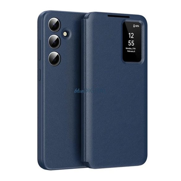 Caz în picioare (FLIP activ, deschidere laterală, Smart View Cover) Flush Samsung Galaxy A55 5G (SM-A556)