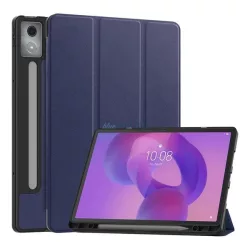   Carcasă Standing, efect piele (activ FLIP, deschidere laterală, TRIFOLD, suport pentru birou, suport pentru creioane) BUTTON Lenovo Idea Tab Pro (TB373FU) WIFI