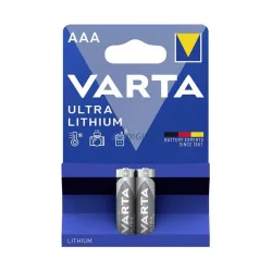   Baterie VARTA ULTRA long-life (AAA, LR03, 1.5V, litiu) 2 buc/pachet