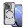 Silicon telefon protector (rezistent la șocuri, bubble călcâi, aparat de fotografiat protector, model de carbon, MagSafe) Negru Apple iPhone 15 Pro Max Silicon telefon protector (rezistent la șocuri, bubble călcâi, aparat de fotografiat protector, model de carbon, MagSafe) Negru Apple iPhone 15 Pro Max