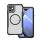 Protector de telefon din silicon (rezistent la șocuri, călcâi cu bule, protector de cameră, model de carbon, MagSafe) Negru Apple iPhone 11 Protector de telefon din silicon (rezistent la șocuri, călcâi cu bule, protector de cameră, model de carbon, MagSafe) Negru Apple iPhone 11