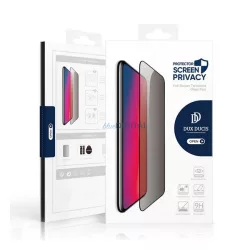   DUX DUCIS PRIVACY ecran protector de sticlă (2.5D, full glue, anti-orbire, 0.33mm, 9H) BLACK Samsung Galaxy S25 (SM-S931)