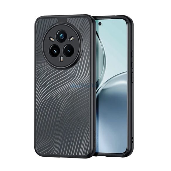 DUX DUCIS AIMO silicon telefon protector (rezistent la șocuri, protecția camerei, mat, val) Negru Realme 14 Pro Plus