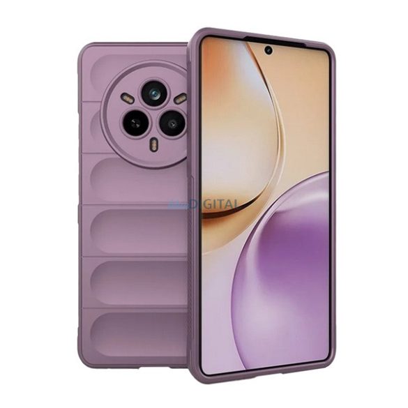 Silicon protector pentru telefon (rezistent la șocuri, protecție pentru cameră, 3D) Violet Realme 14 Pro