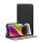 HUSĂ! - Carcasă permanentă, efect piele (FLIP, deschidere laterală, desktop) Negru Motorola Edge 60 Fusion 5G (XT2503-4)